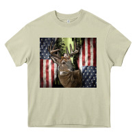 Usa Deer Hunting Woods Heavy Core Tee | Teevron