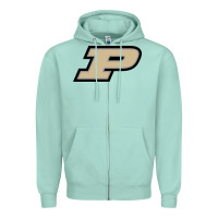 Seafoam purdue boilermakers Zipper Hoodie - linhVisuals