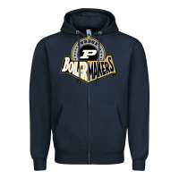 Navy purdue boilermakers Zipper Hoodie - linhVisuals
