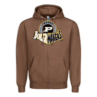 Chestnut purdue boilermakers Zipper Hoodie - linhVisuals