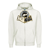 Oatmeal Heather purdue boilermakers Zipper Hoodie - linhVisuals