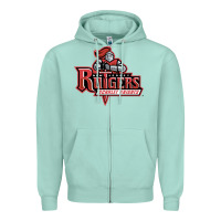 Seafoam rutgers scarlet knights Zipper Hoodie - linhVisuals