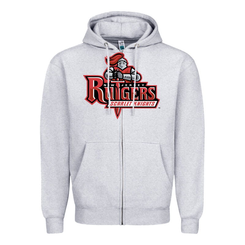 Rutgers Scarlet Knights Zipper Hoodie by linhVisuals | Teevron
