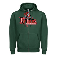 Sports Green rutgers scarlet knights Zipper Hoodie - linhVisuals