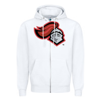 White rutgers scarlet knights Zipper Hoodie - linhVisuals