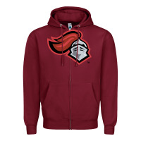 Burgundy rutgers scarlet knights Zipper Hoodie - linhVisuals