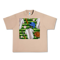 Burro baseball uniform and field seamless pattern Urban Heavy Tee - BundleAndBundleShop