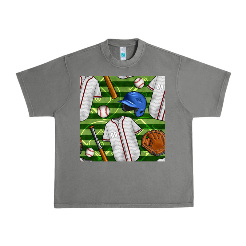 Baseball Uniform And Field Seamless Pattern Urban Heavy Tee by BundleAndBundleShop | Teevron