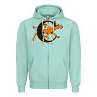 Seafoam campbell fighting camels Zipper Hoodie - linhVisuals