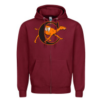 Burgundy campbell fighting camels Zipper Hoodie - linhVisuals