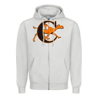 Dove Grey campbell fighting camels Zipper Hoodie - linhVisuals