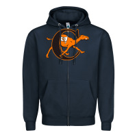 Navy campbell fighting camels Zipper Hoodie - linhVisuals