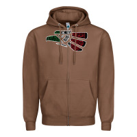 Chestnut hecho en mexico aztec calendar mexican eagle t shirt Zipper Hoodie - linhVisuals