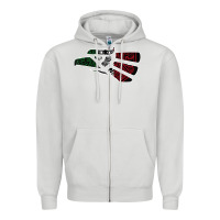 Dove Grey hecho en mexico aztec calendar mexican eagle t shirt Zipper Hoodie - linhVisuals