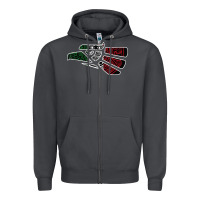 Smoke hecho en mexico aztec calendar mexican eagle t shirt Zipper Hoodie - linhVisuals
