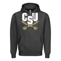 Charcoal Heather charleston southern buccaneers Zipper Hoodie - linhVisuals