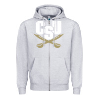 Heather Grey charleston southern buccaneers Zipper Hoodie - linhVisuals