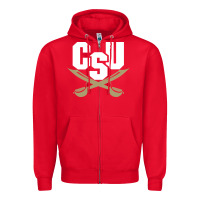 Red charleston southern buccaneers Zipper Hoodie - linhVisuals