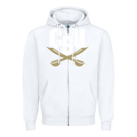 White charleston southern buccaneers Zipper Hoodie - linhVisuals