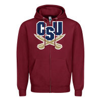Burgundy charleston southern buccaneers Zipper Hoodie - linhVisuals