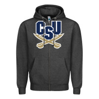 Charcoal Heather charleston southern buccaneers Zipper Hoodie - linhVisuals