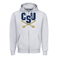 Heather Grey charleston southern buccaneers Zipper Hoodie - linhVisuals