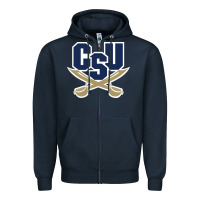 Navy charleston southern buccaneers Zipper Hoodie - linhVisuals