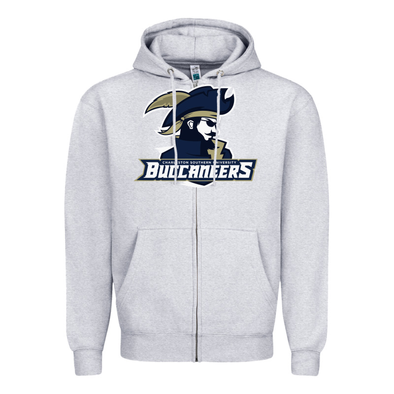Charleston Southern Buccaneers Zipper Hoodie by linhVisuals | Teevron