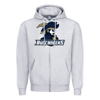 Heather Grey charleston southern buccaneers Zipper Hoodie - linhVisuals