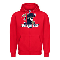 Red charleston southern buccaneers Zipper Hoodie - linhVisuals