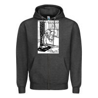 Charcoal Heather calvin Zipper Hoodie - linhVisuals