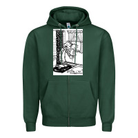 Sports Green calvin Zipper Hoodie - linhVisuals