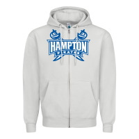 Dove Grey hampton pirates Zipper Hoodie - linhVisuals