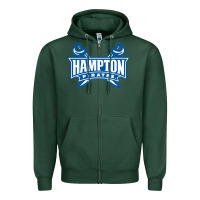 Sports Green hampton pirates Zipper Hoodie - linhVisuals
