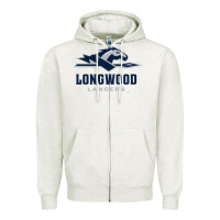 Oatmeal Heather longwood lancers Zipper Hoodie - linhVisuals