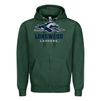 Sports Green longwood lancers Zipper Hoodie - linhVisuals
