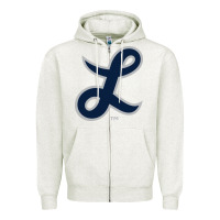Oatmeal Heather longwood lancers Zipper Hoodie - linhVisuals
