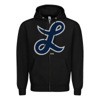 Black longwood lancers Zipper Hoodie - linhVisuals
