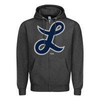 Charcoal Heather longwood lancers Zipper Hoodie - linhVisuals