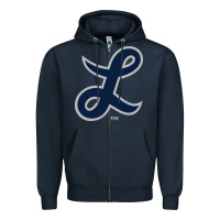 Navy longwood lancers Zipper Hoodie - linhVisuals