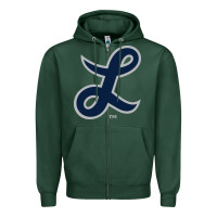 Sports Green longwood lancers Zipper Hoodie - linhVisuals