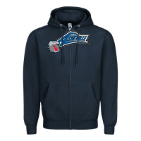 Navy unc asheville bulldogs Zipper Hoodie - linhVisuals