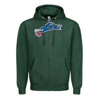 Sports Green unc asheville bulldogs Zipper Hoodie - linhVisuals