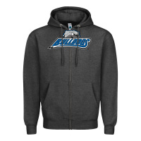 Charcoal Heather unc asheville bulldogs Zipper Hoodie - linhVisuals