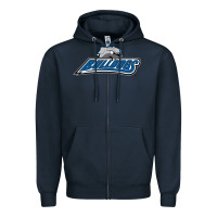 Navy unc asheville bulldogs Zipper Hoodie - linhVisuals