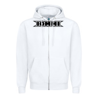 White suitable-tony-iommi-iommi-worn Zipper Hoodie - linhVisuals