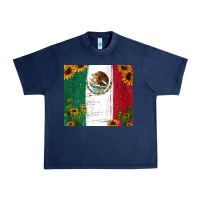 Navy cactus sunflower mexican flag z Urban Heavy Tee - Jasminsmagicworld