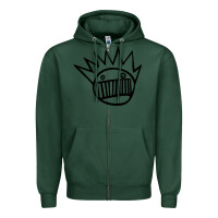 Sports Green suitable-ween-boognish-worn Zipper Hoodie - linhVisuals