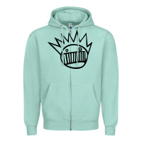 Seafoam suitable-ween-boognish-worn Zipper Hoodie - linhVisuals