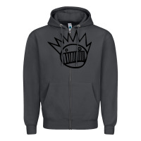 Smoke suitable-ween-boognish-worn Zipper Hoodie - linhVisuals